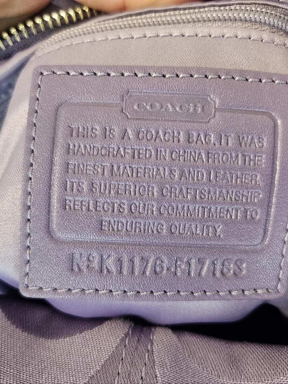 Coach Purple Signature Jacquard Shoulder Hobo 2011